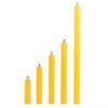 Aluminum GPS Surveying Extension Rod 25Mm GNSS Antenna Pole Section With 5/8 Thread Connection For Precision Measurement Equipment Multiple Length Options Yellow(10cm) view 4