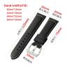 FYXT Cowhide Leather Bracelet 20 22 24 26mm Men Watch Strap Genuine Leather Band Compatible With Panerai PAM111/441/312 Crazy Horse Belt(Brown Black,24mm) view 3