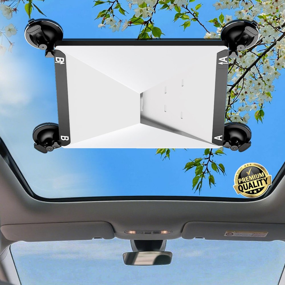 Samchilderlan Starlink Mini Mount, Starlink Mini Accessories, Suction Cup Mount for Car Sunroofs & Windows, Secure Starlink mini Car Mount with Strong Grip for RV, Van, Boat, Yacht, Truck, Road Trip
