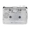 ASHATA Cassette Tape Player, Portable Stereo USB Cassette to MP3 Converter, with 3.5mm Noise Canceling Headphone, Compatibility PC and Laptop, Transparent view 1