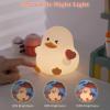 Night Light for Kids, 7 Colors Cute Duck Night Light, 3 Levels Dimmable Silicone Night Lamps, Bedside Nursery Night Lamp with Timer, LED Squishy Rechargeable Animal Nightlight for Boys Girls (Duck) view 4