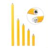 Aluminum GPS Surveying Extension Rod 25Mm GNSS Antenna Pole Section With 5/8 Thread Connection For Precision Measurement Equipment Multiple Length Options Yellow(40cm) view 2