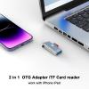 [Apple MFi Certified] SD Card Reader for iPhone iPad,Memory Card Reader with USB Camera Adapter Trail Game Camera Viewer Supports SD TF Card MicroSD Card Adapter for iPhone 14 13 12 11 XS XR 8 7 iPad view 4