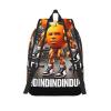 Dyale Leisure Canvas Backpacks Primary Secondary Rucksack Gifts Fashion Udin Din Din Dun Backpacks For Daily Work Daypack Laptop Bookbags view 2