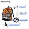 Dyale Leisure Canvas Backpacks Primary Secondary Rucksack Gifts Fashion Udin Din Din Dun Backpacks For Daily Work Daypack Laptop Bookbags view 4