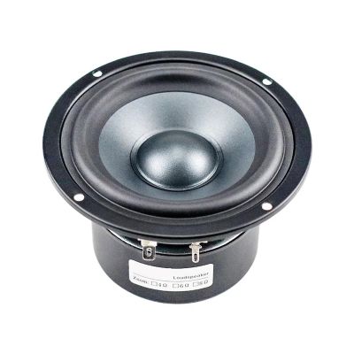 ZVHZQEMMT 4 Inch Midrange Speaker 4Ohm 25W Three-Way Loudspeaker Dual Magnetic Cotton Fiber Cone for 5.1 Cinema Audio Lucky