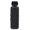 Asixxsix Portable Mini Camcorder, 2K HD Wearable Body Worn Cam with 355 Rotatable 140 Wide Angle Lens and Back Clamp Anti Shake Outdoor Video Recorder for Cycling view 1