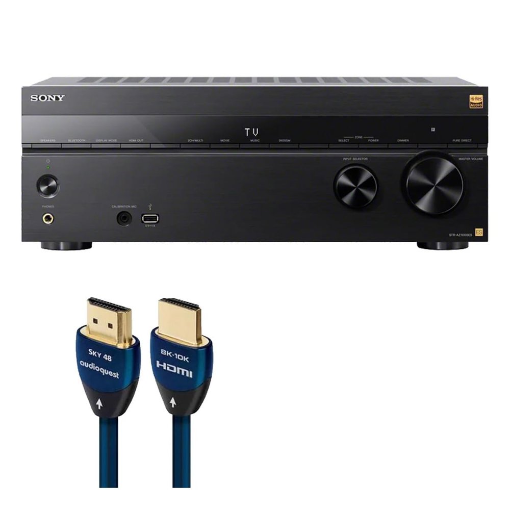 Sony STR-AZ1000ES 7.2 Channel 8K AV Receiver with AudioQuest Sky 3m HDMI Cable