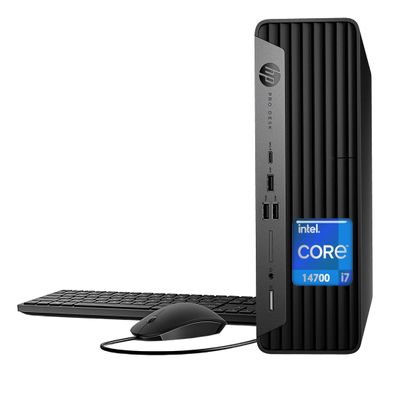 HP Pro Desk SFF 400 G9 Business Desktop Computer, 13th Gen Intel 16-Core i7-13700 Processor, 32GB DDR5 RAM, 2TB PCIe SSD, Small Form Factor, Type-C, DisplayPorts, Wi-Fi, HDMI, Windows 11 Pro