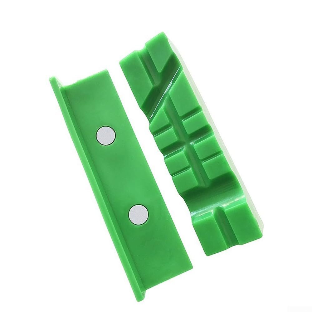 Set of Two Magnetized Soft Jaws Tailored for Use with All Commonly Available 4 5 Inch Visas