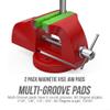 Set of Two Magnetized Soft Jaws Tailored for Use with All Commonly Available 4 5 Inch Visas view 2