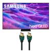 Samsung QN55QN80FAFXZA 55 Inch Neo QLED QN80F Series Supreme UHD 4K TV with an AudioQuest Forest HDM48FOR225 2.25M 48G 8K-10K HDMI Digital Cable (2025) view 1