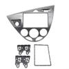 2 DIN Radio Panel Frame for Ford Models For Focus/Ford For Fiesta 1998 2006, Reliable ABS, Quick Installation Process (Silver Gey) view 1