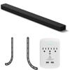 SONY HT-A9000 BRAVIA Theater Bar Soundbar with a Walts TV SOUNDBAR-Mount and Amber Protection 3-Outlet-Surge Surge Protector (2024) view 1