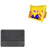 BoxWave Keyboard Compatible with Alcatel TKEE Mid - SlimKeys Bluetooth Keyboard with Trackpad, Portable Slim TouchPad - Jet Black view 1