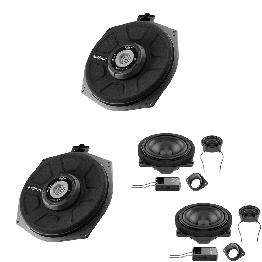 Audison BM-SPK-03 Replacement Front and Underseat Woofers Compatible with 19-25 BMW 3-Series G20 Hi-Fi Audio System