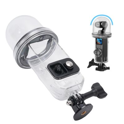 Dpofirs Dive Housing Suitable for Osmo Pockets 3, Underwater Diving Case with Dome Design and Soft Pad, 45m Water Proof Camera Protective Housing for Diving Surfing Snorkeling