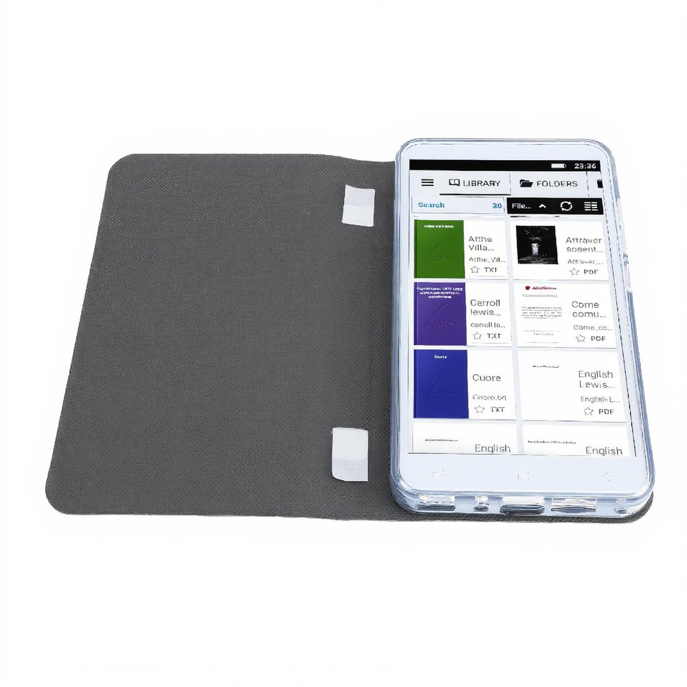 GOWENIC E Book Reader, 5In Touchscreen Electronic Book Reader, Digital Book Reader with, 1GB + 8GB, Wi Fi, Bluetooth, FM, Music, Camera, No Glare and Eye Friendly E Reader, Audiobooks