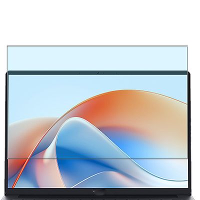 Puccy Tempered Glass Screen Protector Film, compatible with HONOR MagicBook X14 2025 14" Laptop (Active Area Cover Only) Protective Protectors Guard