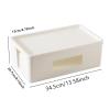 Cable Management Box 1pcs Power Cord, Wire Storage Box, Power Strip, Safety Box, Desktop Cover view 2