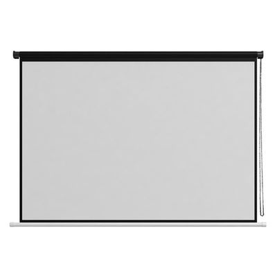 16:9 HD Manual Pull Movie Screen, Indoor Home Theater Cinema Screen, 1.5 Gain, Wrinkle-Free Projector Screen with Bead Chain(60inch)