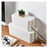 Cable Management Box Cable Storage Box Power Board Wire Management Socket Strip Wire Case Dust(Black-m) view 3