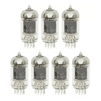 7 Pcs Gain Matched (7) 12AX7 Long Board Vacuum Tubes -