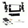 Single DIN Car Stereo Radio Install Kit Package Compatible with Toyota Sienna 2018, 2019, & 2020 with Factory Amplifier and Steering Wheel Controls (SWC) view 1