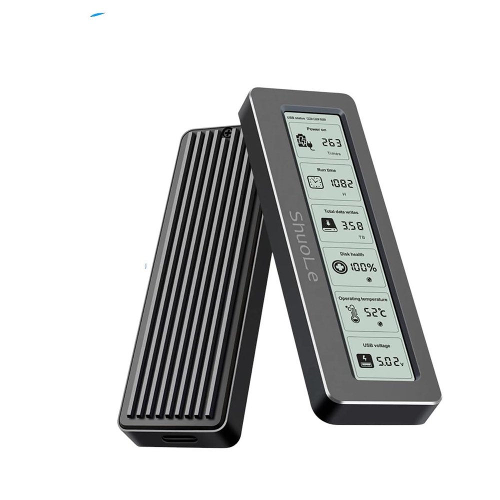 M2 Ssd Nvme Enclosure USaB 3.2 Gen2 10Gbcie Ssd Box M.2 Ngff Sata Ssd Case IntteIligent Digital Heailth monlt M.2 Ssd Case