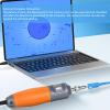 Optical Fiber End Face Detector Handheld, 400X Magnification 5in Touch Screen Real Time Video Probe Inspection Kit with SC FC ST LC Connectors for Network Professionals view 4