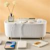 Cable Management Box Stripe Wire Cable Storage Case Organizer Box Socket Plug Storage Box(Beige) view 2
