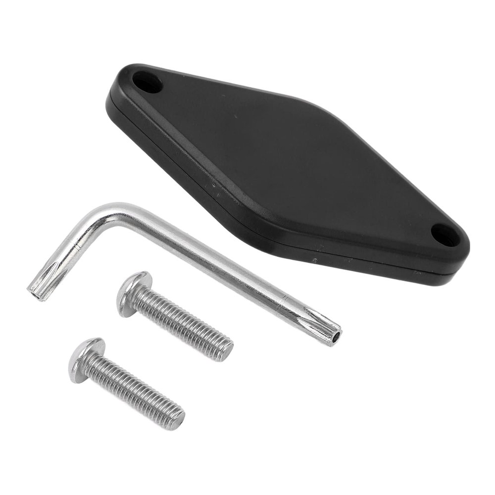 Bike Locator Protection Cover Durable Anti Theft Holder Tracker for Theft Prevention Made of ABS Material Size 36.5 x 77mm (Black)
