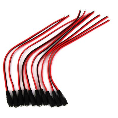 10x 5.5 * 2.1mm Female DC For Power Plug Connector CCTV PSU For Pigtail CABLE Jack 12V A