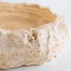 DNC MARBLE Travertine Sink Handmade Natural Stone Vessel Basin for Bathroom Countertop Marble Vanity Wash Bowl Round Rustic Travertine Washbasin Unique Powder Room Decor view 4