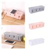 Cable Management Box Household Storage Rack Practical Home Cable Organizer Desk Socket Storage Boxs(Pink) view 2