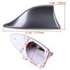 for Tesla Model Y 2020-2022,Car Decorative Shark Fin Antenna Radio Signal Aerials view 3
