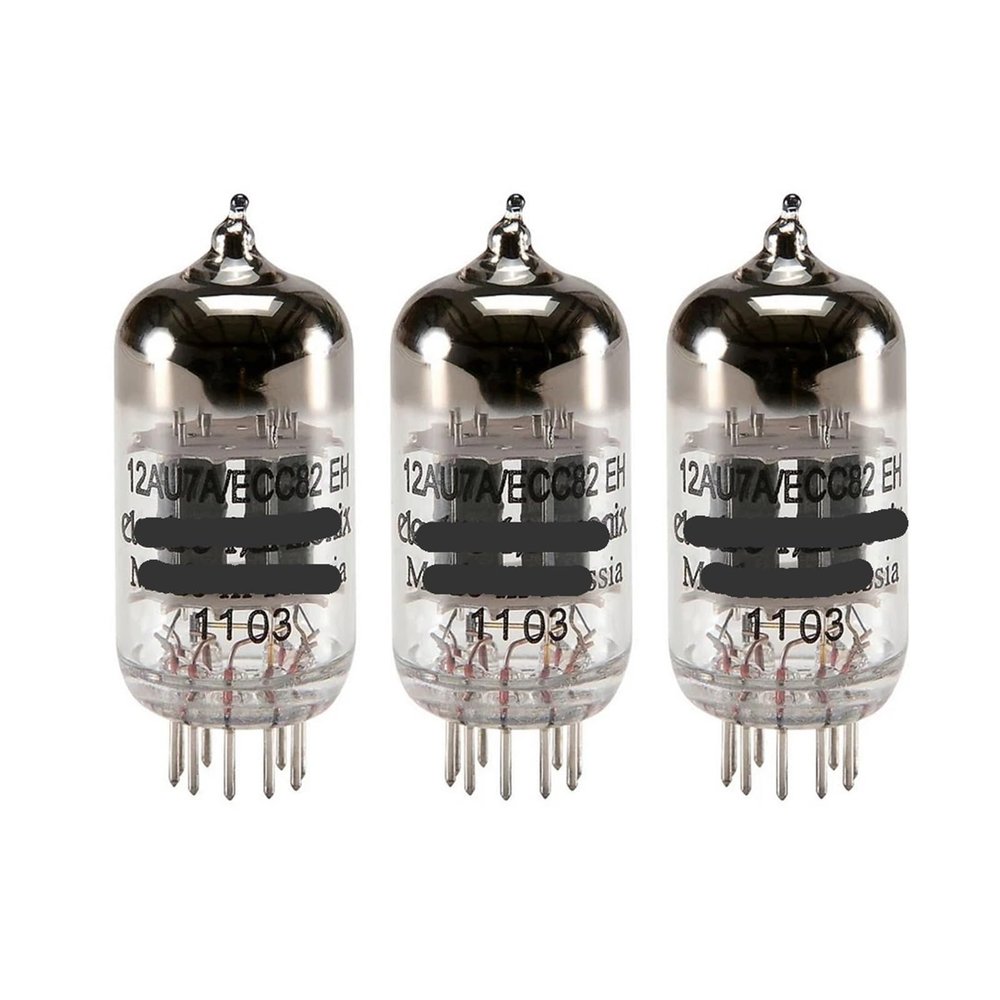 3 PCS Gain Matched Trio (3) 12AU7 ECC82 Vacuum Tubes -