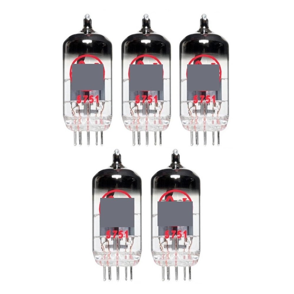 5 PCS 5751 Matching Quintet (5) Vacuum Tube Low Gain 12AX7-