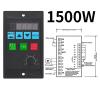 1pc 1.5KW Frequency Converter Electric Inverter 750W RS485 Add Motor Driver MCU 220V Single Phase Input 3-Phase Output(1500W) view 4