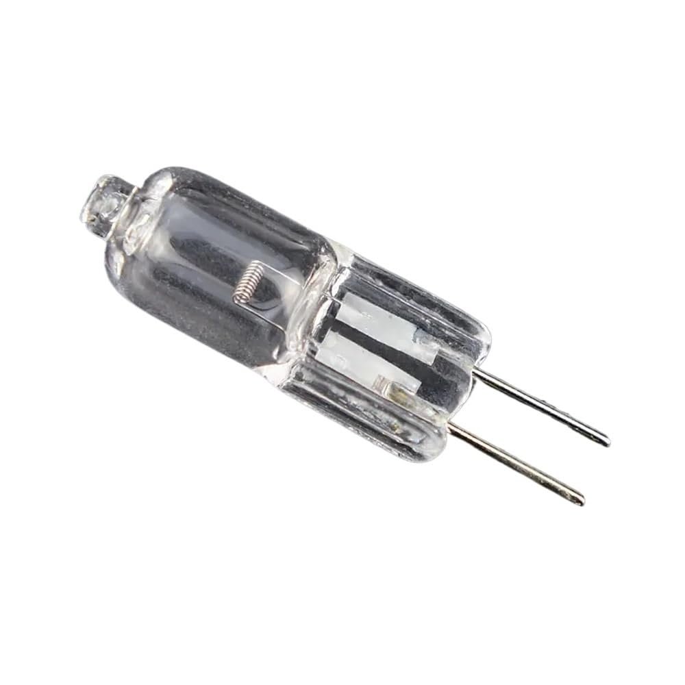 LJSM Lab Microscope Slides 6V 5W 10W 15W 20W 25W 30W G4 Halogen Lamp Bulb Beads for Microscope Optical Instrument Halogen Bulb Flashlight, 5PCS Microscope Parts(30W)