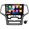 10 inch w/Android 13 Car Radio Stereo for Jeep GrandCherokee 2014-2022 Double Din Touchscreen Car Radio Receiver w/WiFi GPS w/Bluetooth AHD Backup Camera Mic 1080P with w/carplay Andriod Auto, 2+32G view 1