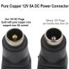 12V DC Plug 5.5mm x 2.1mm, 10 Pairs DC Power Connector Jack Barrel Adapter for CCTV Security Camera and LED Strip (10PCS DC Male Plug + 10PCS DC Female Adapter) view 2