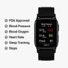 2nd Gen Black Lightweight BP Smartwatch, FDA 510(k) Cleared, Airbag Blood Pressure, Mental Tracking, Rate, Blood Oxygen,Sleep, Fitness, Bluetooth App, AI Cloud Health Analysis & Risk Predictions view 2