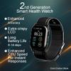 2nd Gen Black Lightweight BP Smartwatch, FDA 510(k) Cleared, Airbag Blood Pressure, Mental Tracking, Rate, Blood Oxygen,Sleep, Fitness, Bluetooth App, AI Cloud Health Analysis & Risk Predictions view 3
