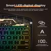 Auupgo Transparent Keyboard Case with Trackpad for iPad 11th Gen A16 (2025) & 10th Gen 10.9" (2022), 7-Color Backlit Wireless Bluetooth Keyboard with 360 Rotating Stand & Pencil Holder, Black view 4