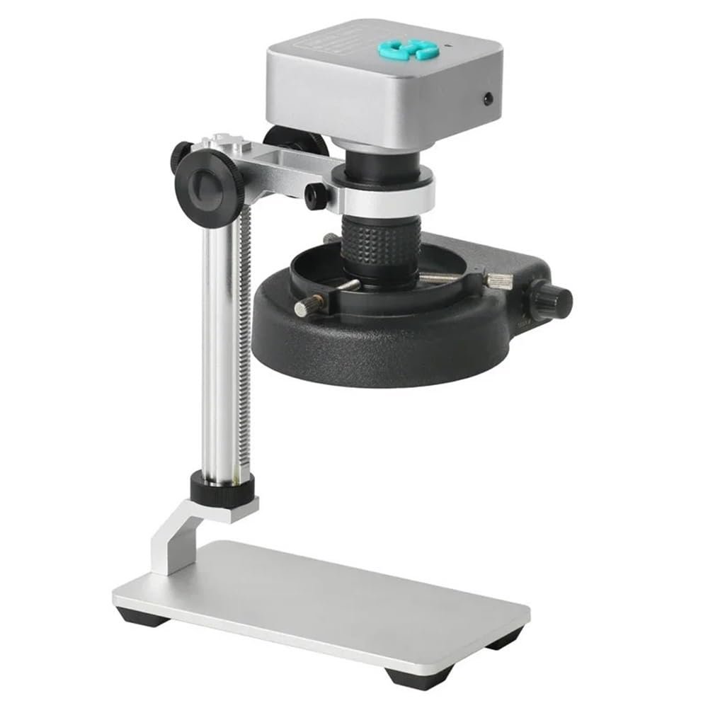 LJSM Lab Microscope Slides 36MP Set 1080P USB HDMI VGA Industry Electronic Video Microscope Camera 10X-80X Zoom C Mount Lens for PCB Soldering Microscope Parts