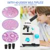 LJSM Lab Microscope Slides 100-2000X Magnification Biological Microscope Microscope Parts(220V) view 2