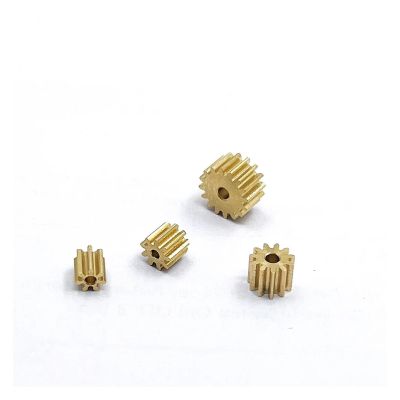 5pcs/lot 0.5 Modulus 13T 1.98MM Hole Metal Copper Gear for Spindle Gear Fit 1mm 1.5mm 2mm 2.3mm Shaft