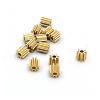 5pcs/lot 0.3 Modulus 10T 1.98MM Hole Teeth Metal Copper Gear Spindle Gearwheel Fit 1mm 1.5mm 2mm Shaft view 3