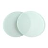 ZTBH Microscope Accessories Kit 2pcs Diameter 75 Mm Microscope Specimen Stage Translucent Frosted Working Stage Round Microscope Slides view 1